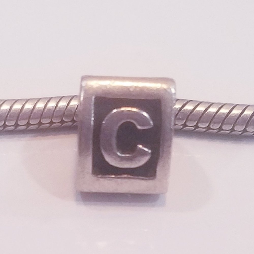 Pandora Block Letter "C" Charm